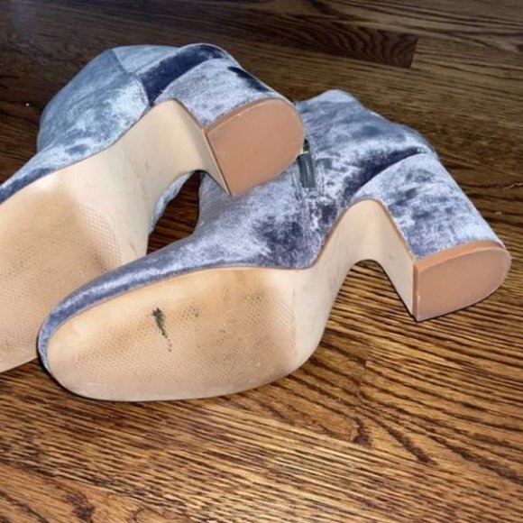 Zara Velvet Booties - Picture 6 of 8